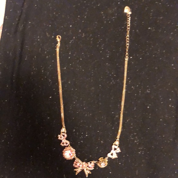 Vintage Betsey Johnson Pink Pearl Necklace - Picture 3 of 6